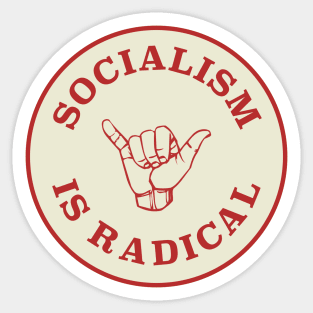 Socialism Is Radical Sticker